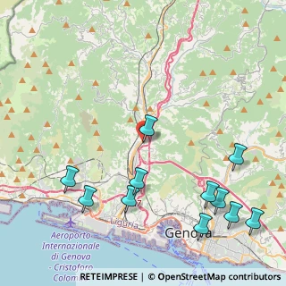 Mappa Via Costantino Reta, 16162 Genova GE, Italia (5.43636)