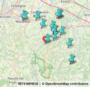 Mappa 41054 Marano Sul Panaro MO, Italia (7.44688)