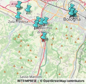 Mappa Via Fratelli Cervi, 40033 Casalecchio di Reno BO, Italia (5.17143)