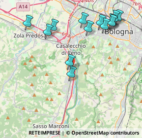 Mappa Via Fratelli Cervi, 40033 Casalecchio di Reno BO, Italia (4.84929)