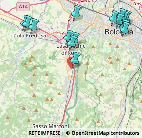 Mappa Via Fratelli Cervi, 40033 Casalecchio di Reno BO, Italia (5.374)