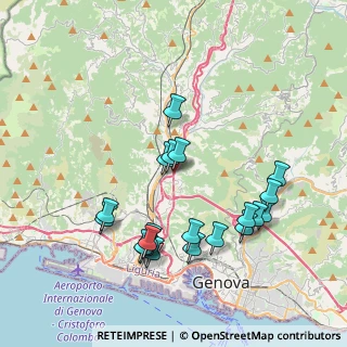 Mappa Autostrada dei Giovi, 16162 Genova GE, Italia (3.9885)