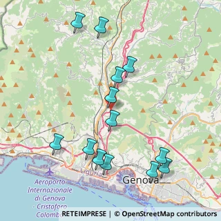 Mappa Autostrada dei Giovi, 16162 Genova GE, Italia (4.49462)