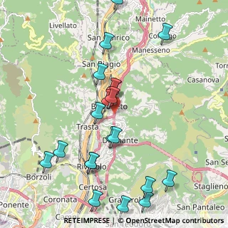 Mappa Autostrada dei Giovi, 16162 Genova GE, Italia (2.316)