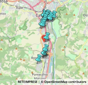 Mappa Via Buozzi Bruno, 40033 Casalecchio di Reno BO, Italia (1.647)