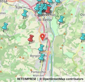 Mappa Via Buozzi Bruno, 40033 Casalecchio di Reno BO, Italia (2.633)