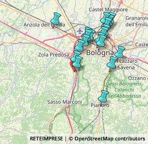 Mappa Via Buozzi Bruno, 40033 Casalecchio di Reno BO, Italia (7.36)