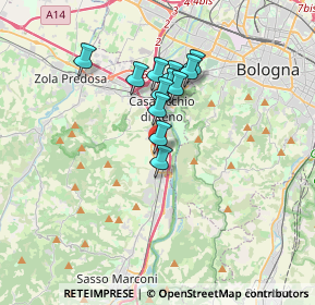 Mappa Via Buozzi Bruno, 40033 Casalecchio di Reno BO, Italia (2.62583)