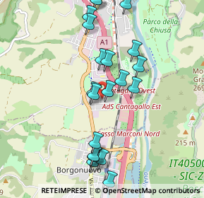 Mappa Via Caduti di Cefalonia, 40033 Casalecchio di Reno BO, Italia (1.018)