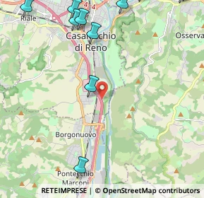 Mappa Autostrada del Sole, 40033 Casalecchio di Reno BO, Italia (3.28455)