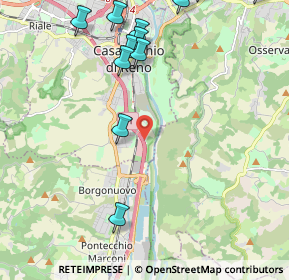 Mappa Autostrada del Sole, 40033 Casalecchio di Reno BO, Italia (2.7275)