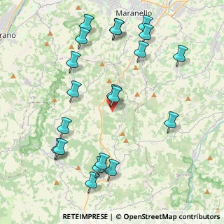 Mappa Via Bizentina, 41028 Serramazzoni MO, Italia (4.8415)