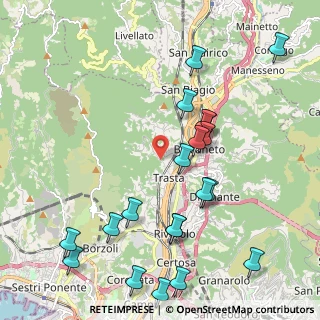 Mappa Via Trasta, 16161 Genova GE, Italia (2.468)