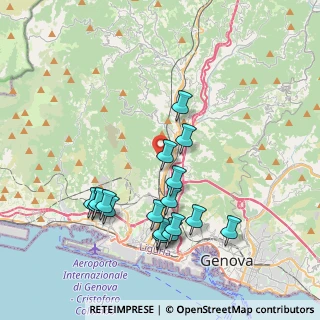 Mappa Via Trasta, 16161 Genova GE, Italia (3.95)