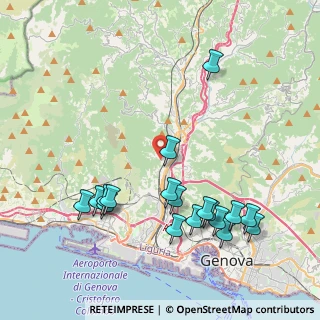 Mappa Via Trasta, 16161 Genova GE, Italia (4.57167)