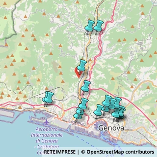 Mappa Via Trasta, 16161 Genova GE, Italia (4.79889)