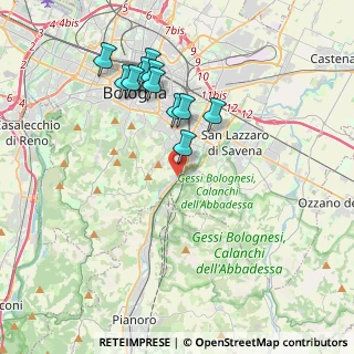 Mappa Via Giordano Bruno, 40141 Bologna BO, Italia (3.74909)