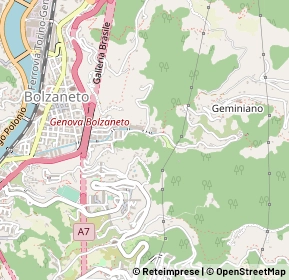Mappa Via Geminiano, 16162 Genova GE, Italia (0.41154)