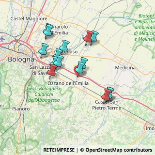 Mappa Via Piemonte, 40064 Ozzano dell'Emilia BO, Italia (6.832)