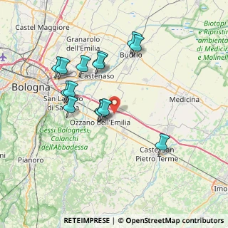 Mappa Via Piemonte, 40064 Ozzano dell'Emilia BO, Italia (7.08429)