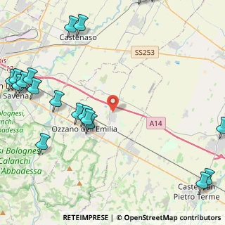 Mappa Via Piemonte, 40064 Ozzano dell'Emilia BO, Italia (6.6795)