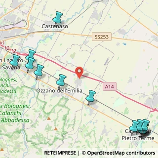 Mappa Via Piemonte, 40064 Ozzano dell'Emilia BO, Italia (7.54824)