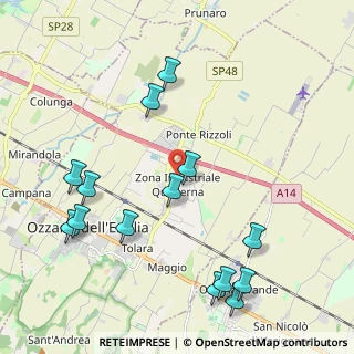 Mappa Via Piemonte, 40064 Ozzano dell'Emilia BO, Italia (2.47857)