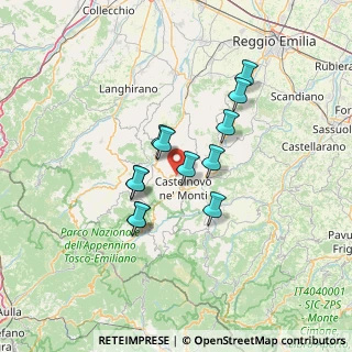 Mappa Via Bora del Musso, 42035 Castelnovo Ne' Monti RE, Italia (10.71167)