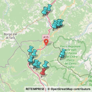 Mappa Località Gravagna S. Rocco, 54027 Pontremoli MS, Italia (9.024)
