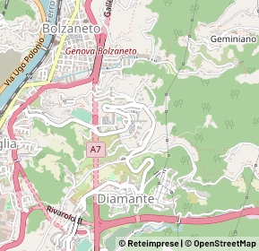 Mappa Via Felice Maritano, 16159 Genova GE, Italia (0.48462)