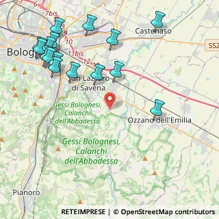 Mappa Via Palazzetti, 40068 Bologna BO, Italia (5.42813)