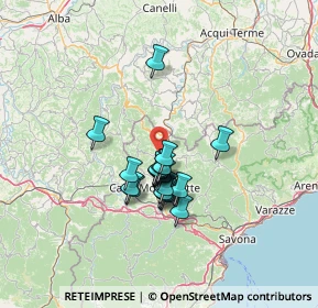 Mappa SP 33, 17058 Dego SV, Italia (9.728)