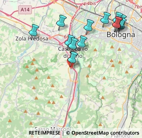 Mappa Via Francesco Cilea, 40033 Casalecchio di Reno BO, Italia (4.44533)