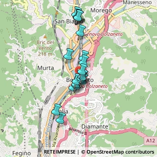 Mappa Via Pastorino F. 6 Bolzaneto Centro, 16162 Genova GE, Italia (0.751)
