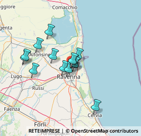 Mappa Via Bruno Buozzi, 48123 Ravenna RA, Italia (10.25357)