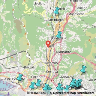 Mappa Via Castel Morrone, 16161 Genova GE, Italia (4.108)
