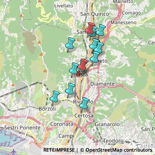 Mappa Via Castel Morrone, 16161 Genova GE, Italia (1.44429)
