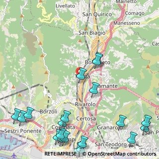 Mappa Via Castel Morrone, 16161 Genova GE, Italia (3.3335)