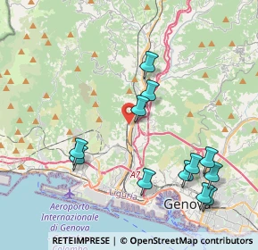 Mappa Via Castel Morrone, 16161 Genova GE, Italia (4.4625)