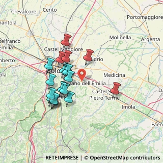 Mappa Via Valletta di Sopra, 40064 Ozzano dell'Emilia BO, Italia (12.656)