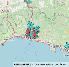 Mappa Via Gelasio Adamoli, 16030 Genova GE, Italia (10.78462)