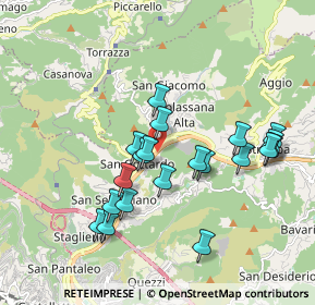 Mappa Via Gelasio Adamoli, 16030 Genova GE, Italia (1.7885)