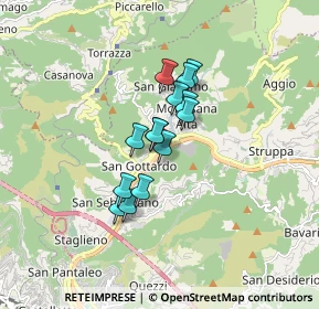 Mappa Via Gelasio Adamoli, 16030 Genova GE, Italia (1.12571)