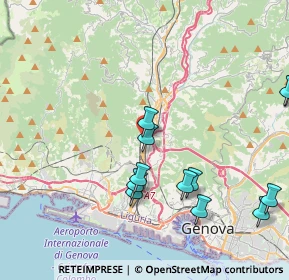 Mappa Via S. Donà di Piave, 16161 Genova GE, Italia (4.63917)