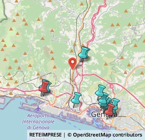Mappa Via S. Donà di Piave, 16161 Genova GE, Italia (4.72143)