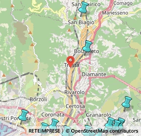 Mappa Via S. Donà di Piave, 16161 Genova GE, Italia (4.087)