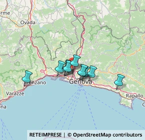 Mappa Via S. Donà di Piave, 16161 Genova GE, Italia (8.19182)