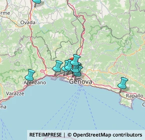 Mappa Via S. Donà di Piave, 16161 Genova GE, Italia (21.34667)