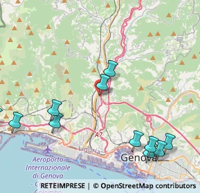 Mappa Via Giovanni Cepollina, 16161 Genova GE, Italia (5.30545)