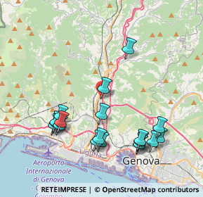 Mappa Via Giovanni Cepollina, 16161 Genova GE, Italia (4.33368)